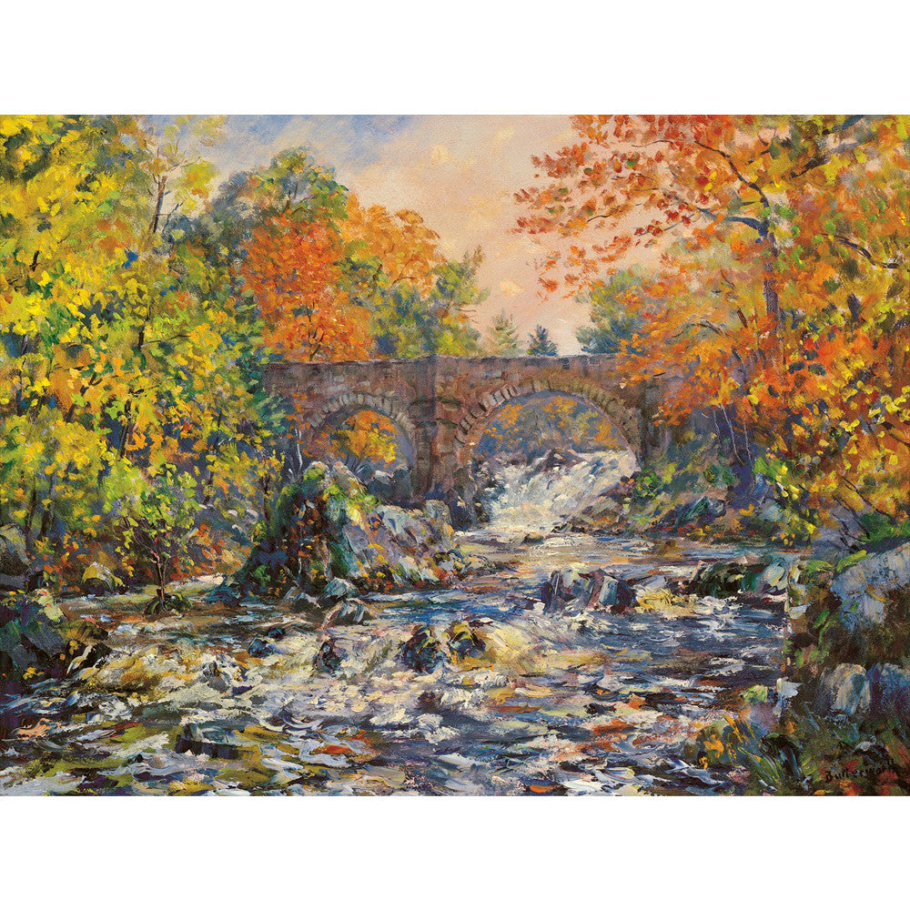 Falls of Feugh near Banchory on Royal Deeside by Howard Butterworth, Scottish Artist