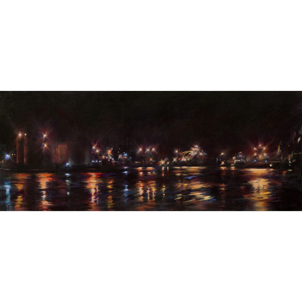 'Black Gold' - Fine Art Print of Aberdeen Harbour