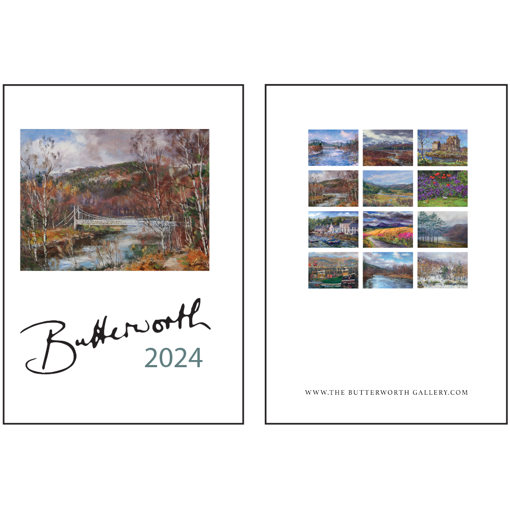 2024 Butterworth Scottish Fine Art Calendar