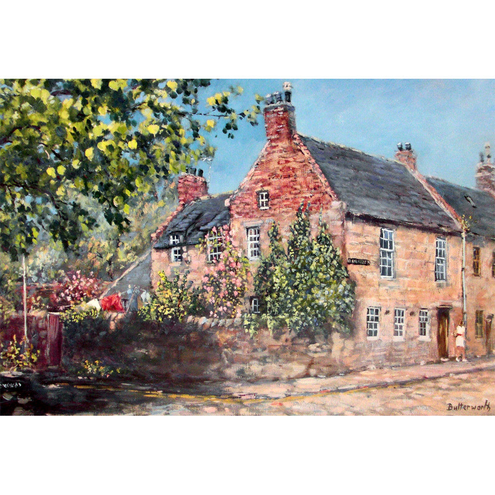 'Sun and Shade, College Bounds' - Fine Art Print of Old Aberdeen