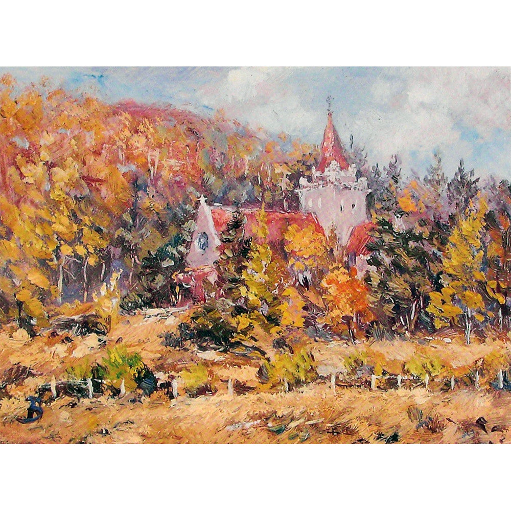 Famous Kirk on the Balmoral Estate, Royal Deeside. Scottish fine art from the Cairngorm National Park by Howard Butterworth