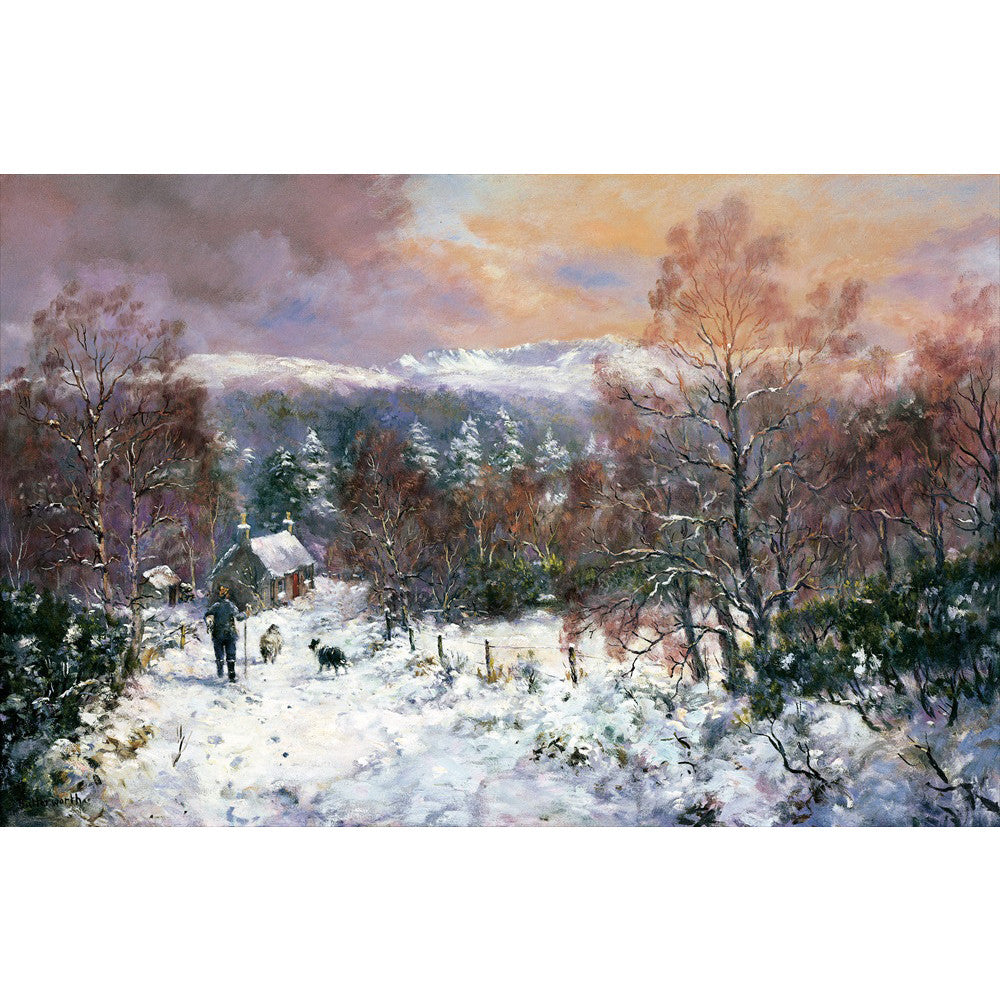 'The First Lamb' - Fine Art Print of Aberdeenshire