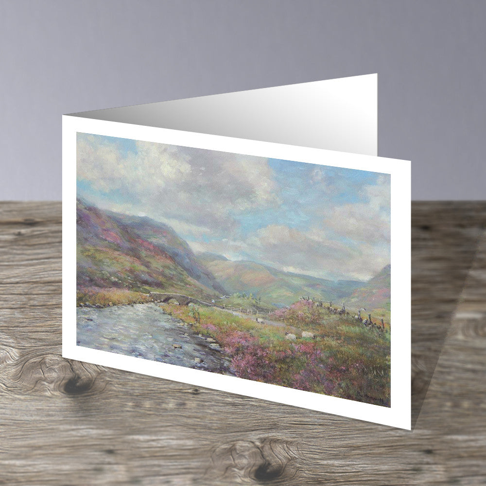 Frasers Bridge, Glen Shee North East 250 in the Scottish Highlands. This image is a greeting card by Howard Butterworth Available to purchase from The Scottish Fine Art Gallery in Aberdeenshire