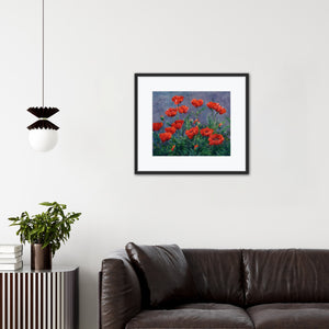 "Chiaroscuro" - Fine Art Print of Poppies