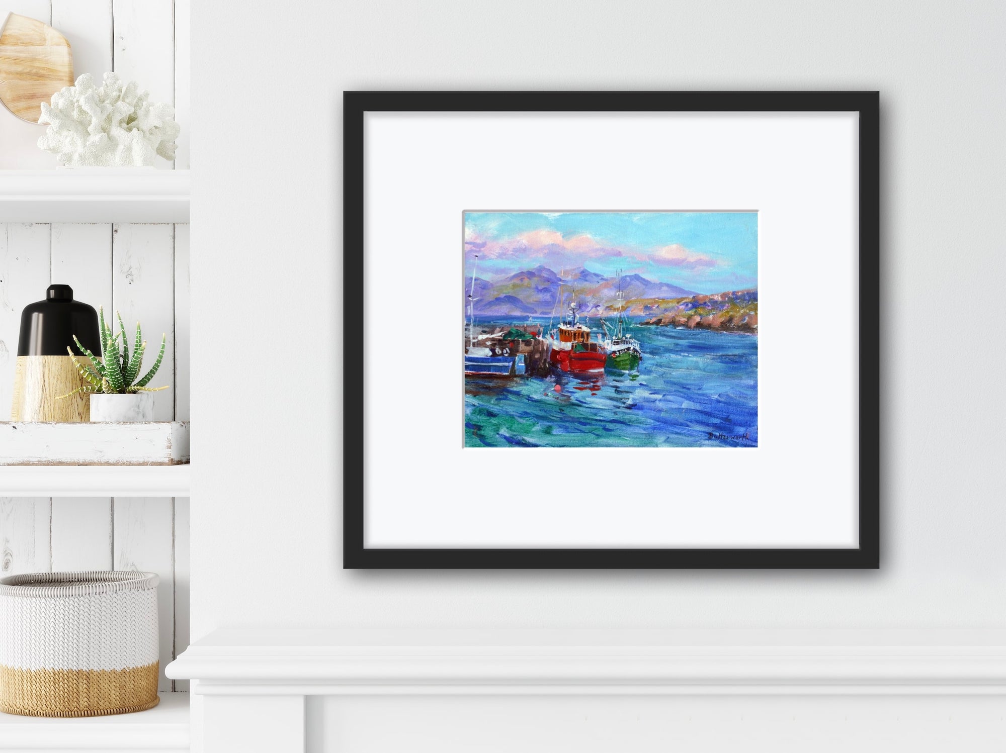 "Azure" - Fine Art Print of Mallaig Harbour