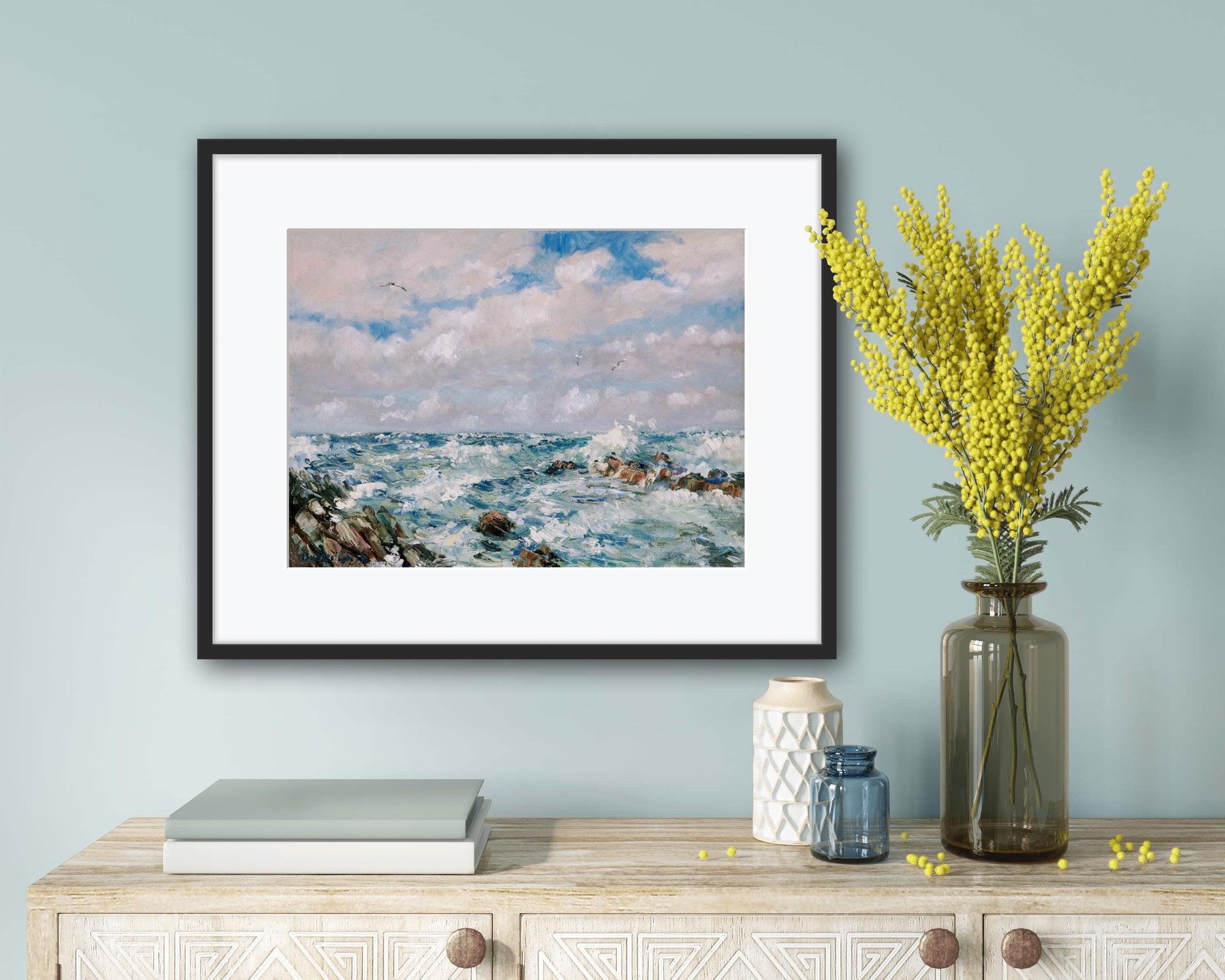 'Stormy Seas' - Fine Art Print of Moray Coast