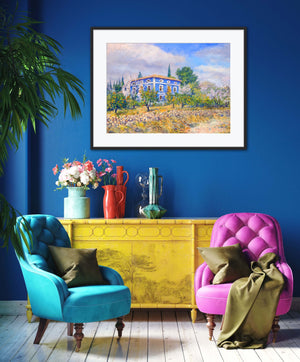 'Villa Azul' - Fine Art Print