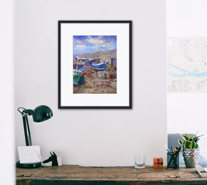 'The Old Boatyard' - Fine Art Print of Mallaig Harbour