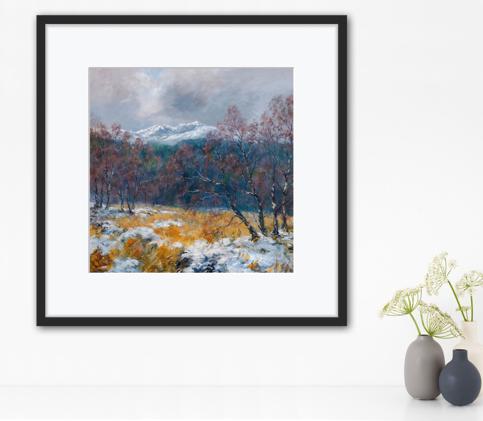 'Winter Retreat' Fine Art Print of Lochnagar