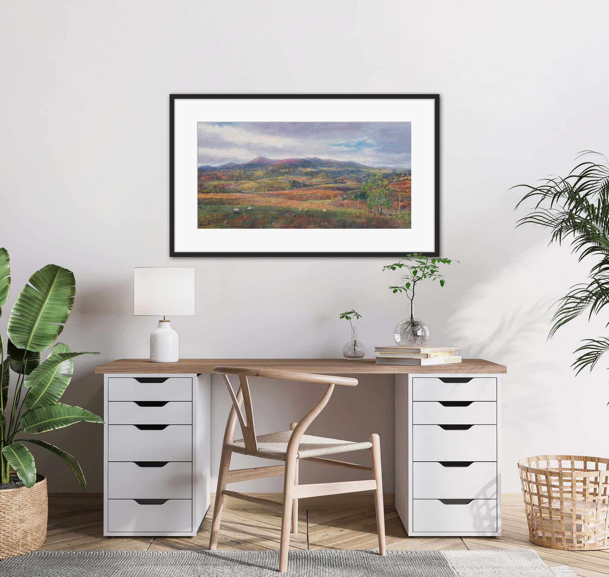 'Over the fields and far away' - Fine Art Print of Bennachie