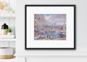 'The Tall Ships at Aberdeen' - Fine Art Print