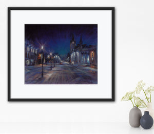 'Midnight Blue' - Fine Art Print of Aberdeen City