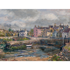 'Portsoy Harbour' - Fine Art Print of Moray Firth