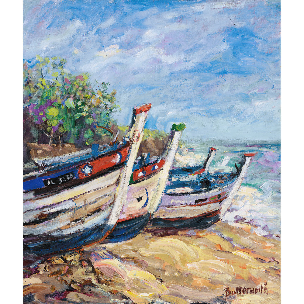 'Portuguese Boats' - Fine Art Print of the Algarve