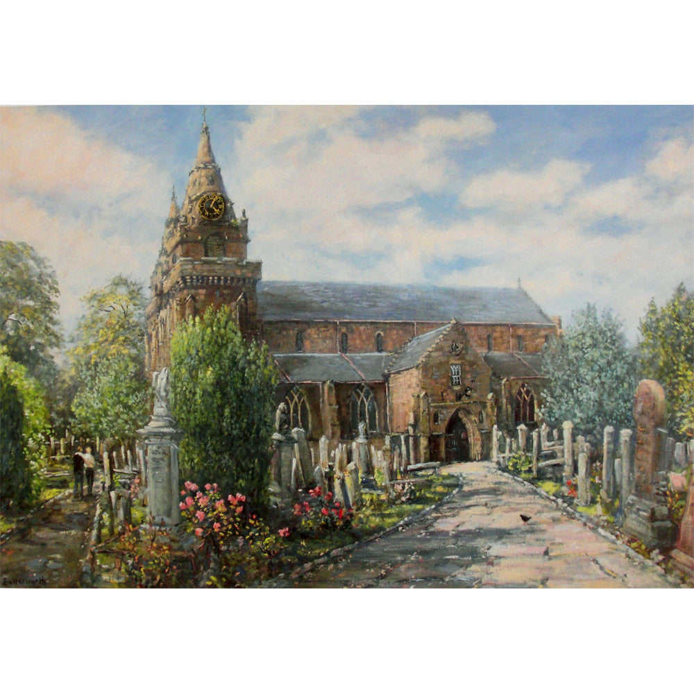 'Reflections of Now and Then' - Fine Art Print of St Machars Cathedral