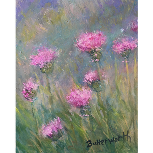 'Thistles' - Original oil painting