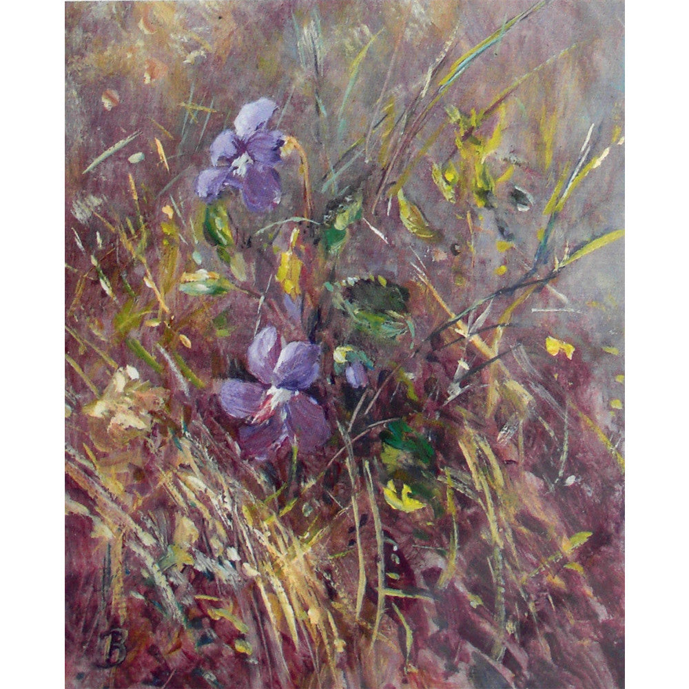 'Violets' - Fine Art Print of Flowers