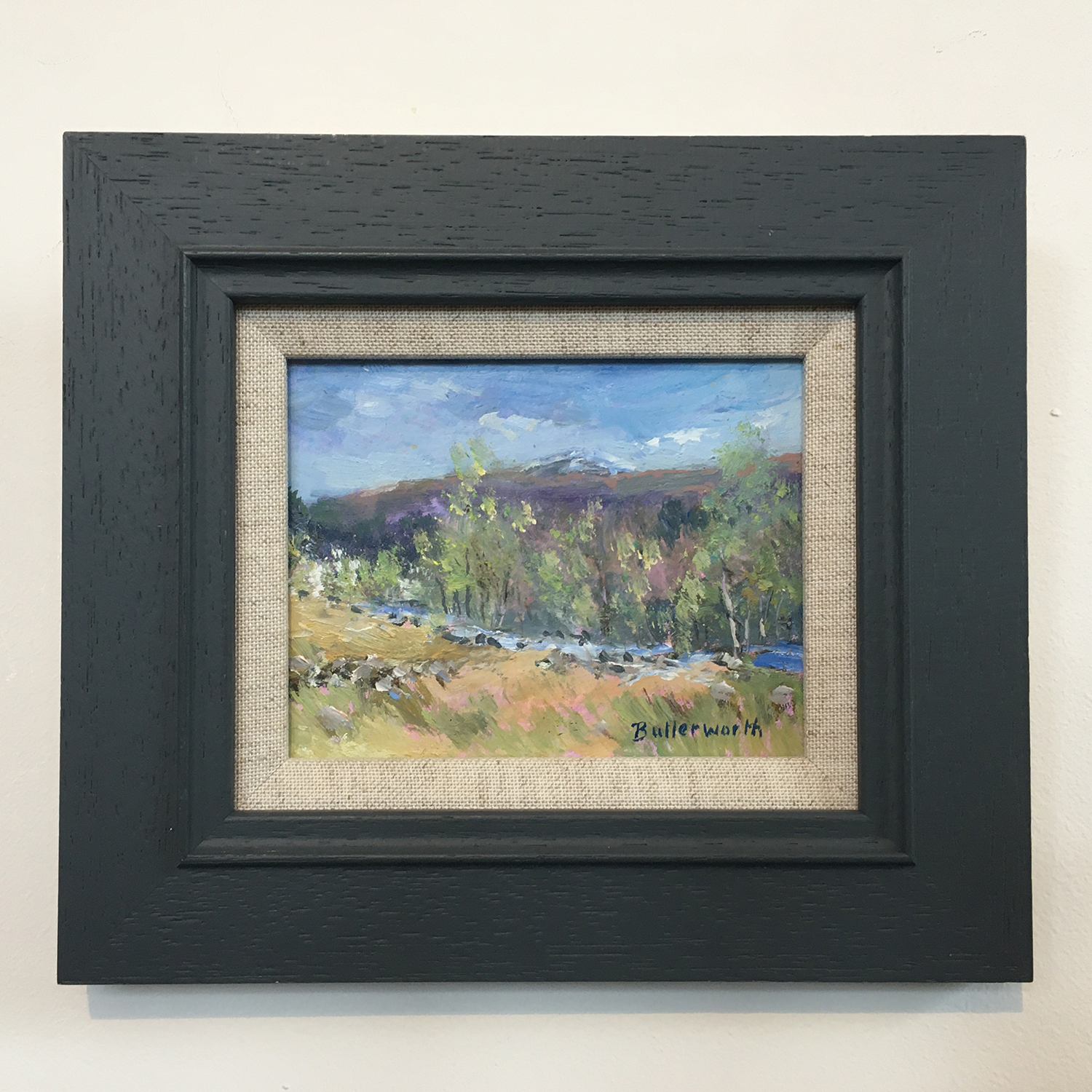 'Late snows on Morven from Glen Muick' - Original Painting