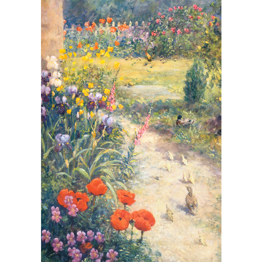 'Summer in the Garden' - Fine Art Print of Glenmuick