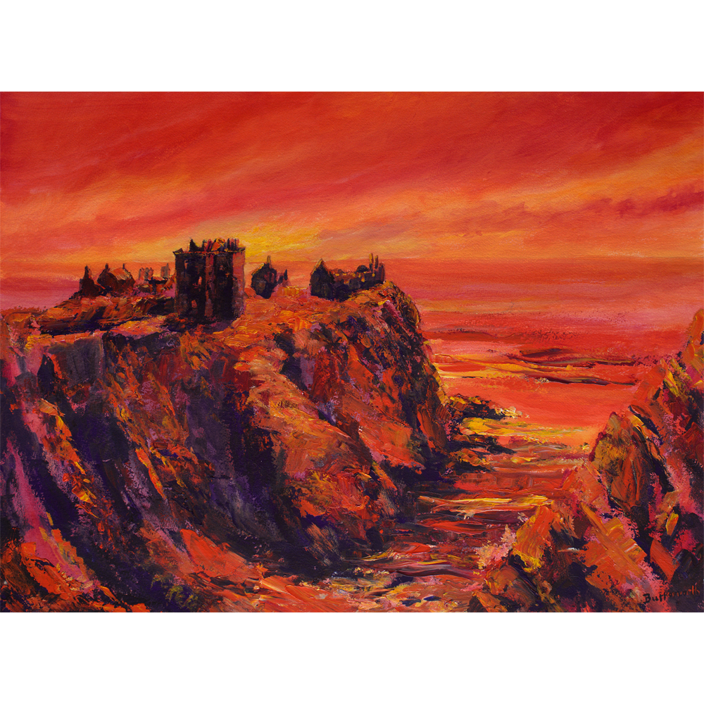 'The Rising' - Fine Art Print of Dunnottar Castle